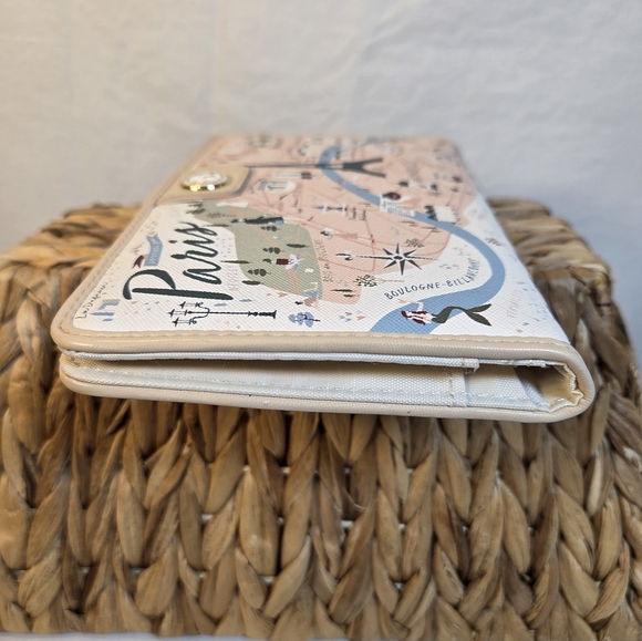 Spartina 449 Pink and Blue Paris Snap Wallet - Picture 7 of 10